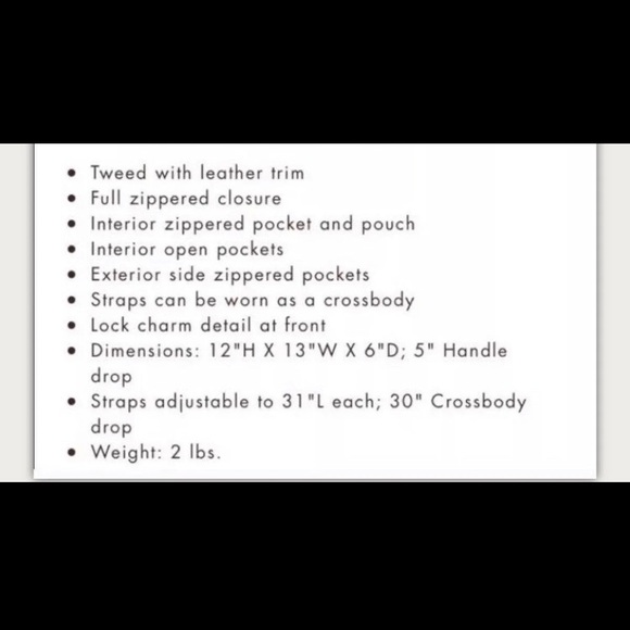 Rare! NWOT Henri Bendel Lrg JetSetter Olive Tweed - Picture 11 of 11